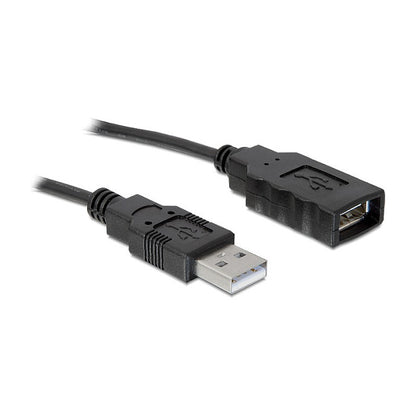 DeLock USB 2.0 > Seriell (ST-ST) 0,8m Adapterkabel Schwarz