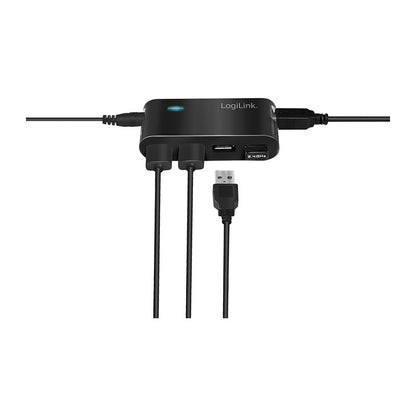 LogiLink UA0085 USB 2.0 HUB 4-Port 4xUSB 2.0 mit Netzteil