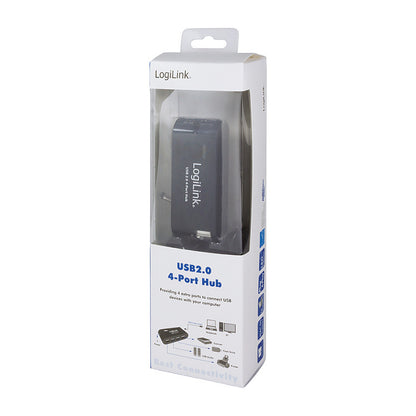 LogiLink UA0085 USB 2.0 HUB 4-Port 4xUSB 2.0 mit Netzteil