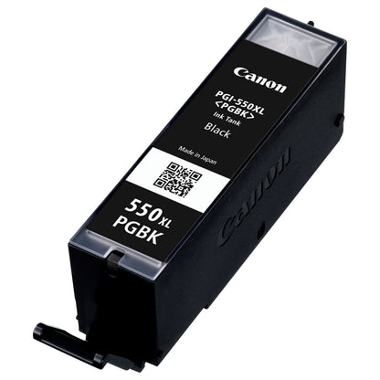 Canon Tinte PGI-550PGBK XL 6431B001 Pigment-Schwarz bis zu 500 Seiten gemäß ISO/IEC 24711