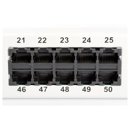 DIGITUS Patchpanel 1HE 50-Port Cat3 ungeschirmt ISDN
