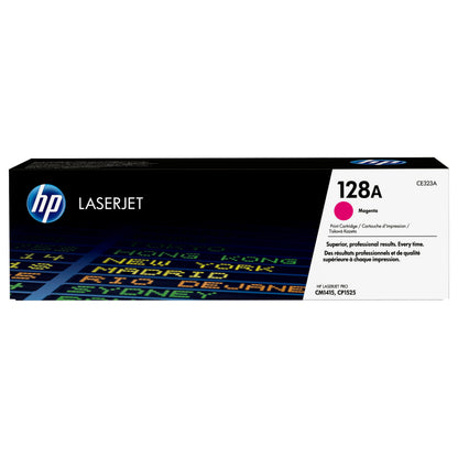 HP 128A original LaserJet Toner cartridge CE323A magenta standard capacity 1.300 pages 1-pack