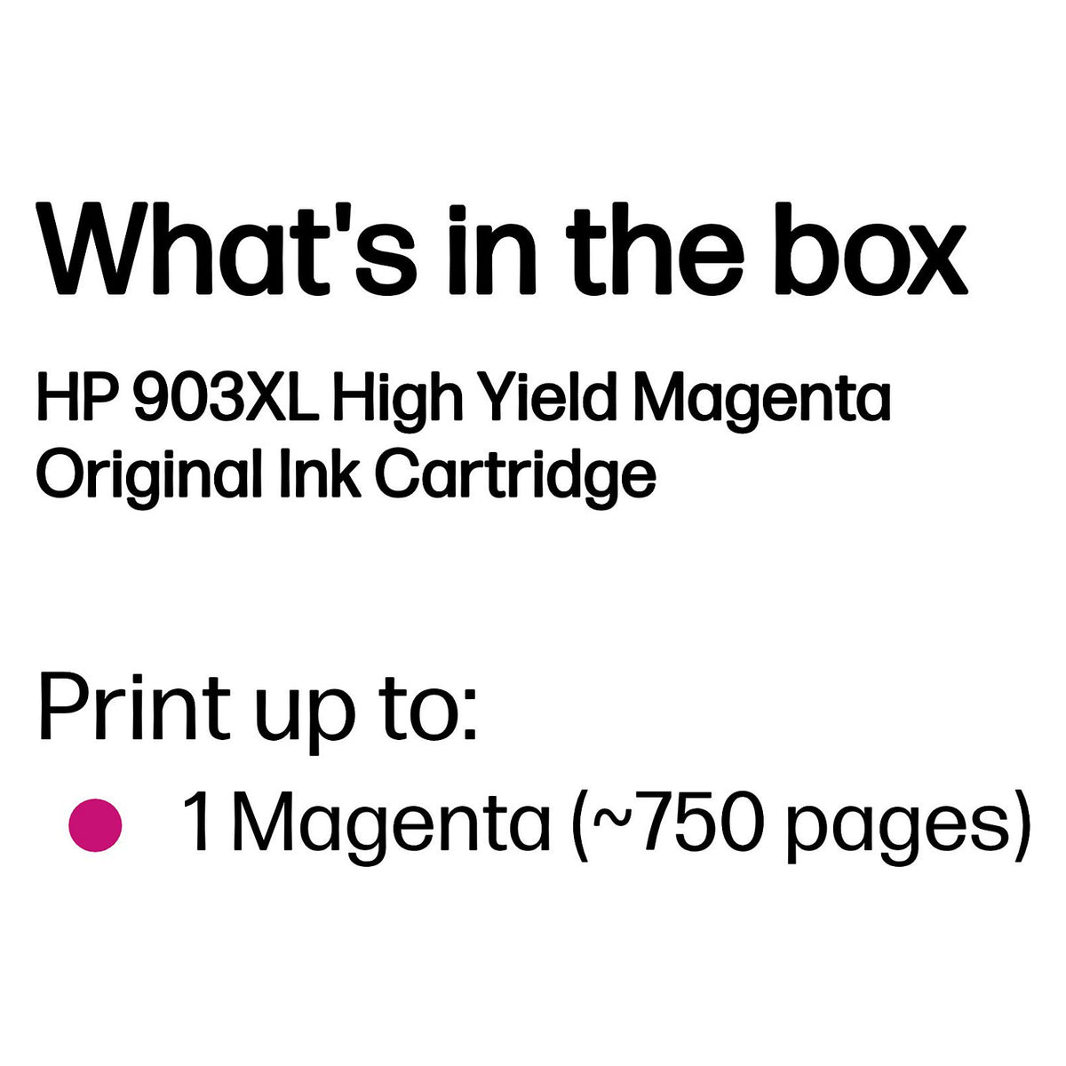 HP Tinte 903XL T6M07AE Magenta