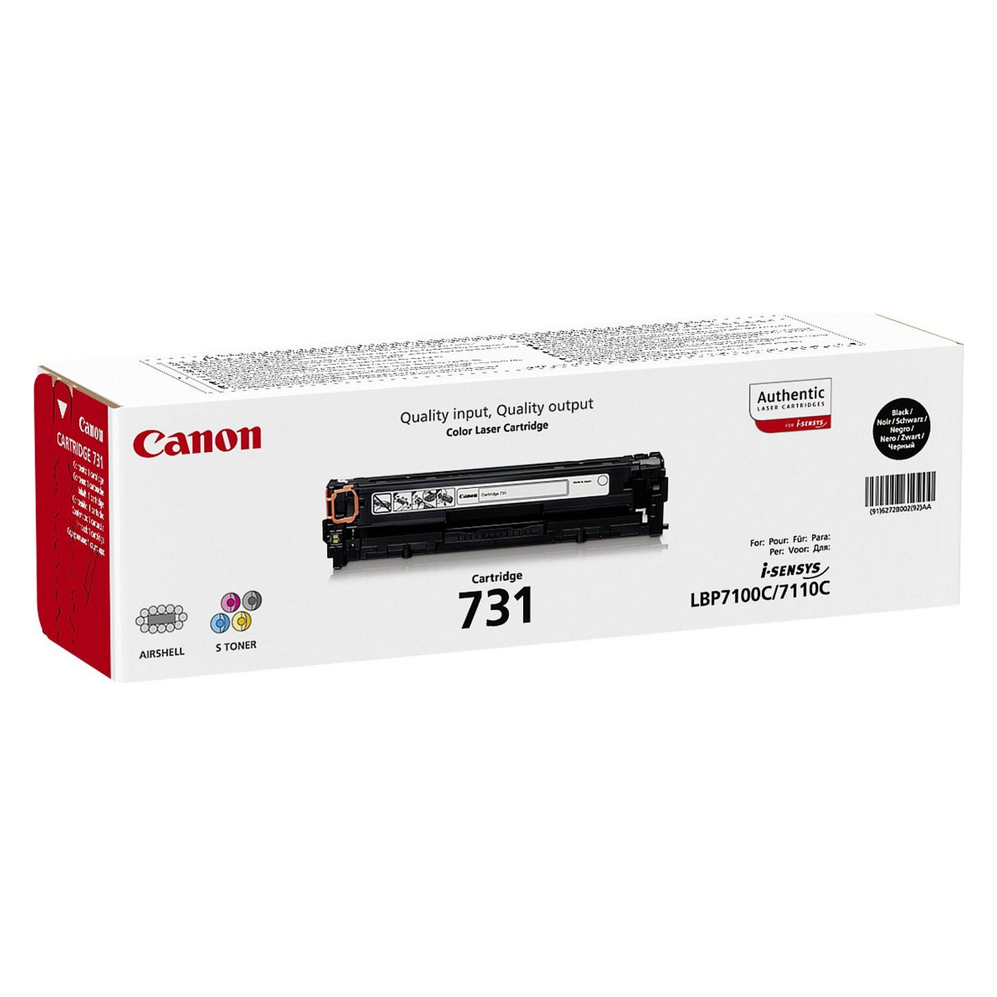 Canon 731 BK black 1400 Seiten
