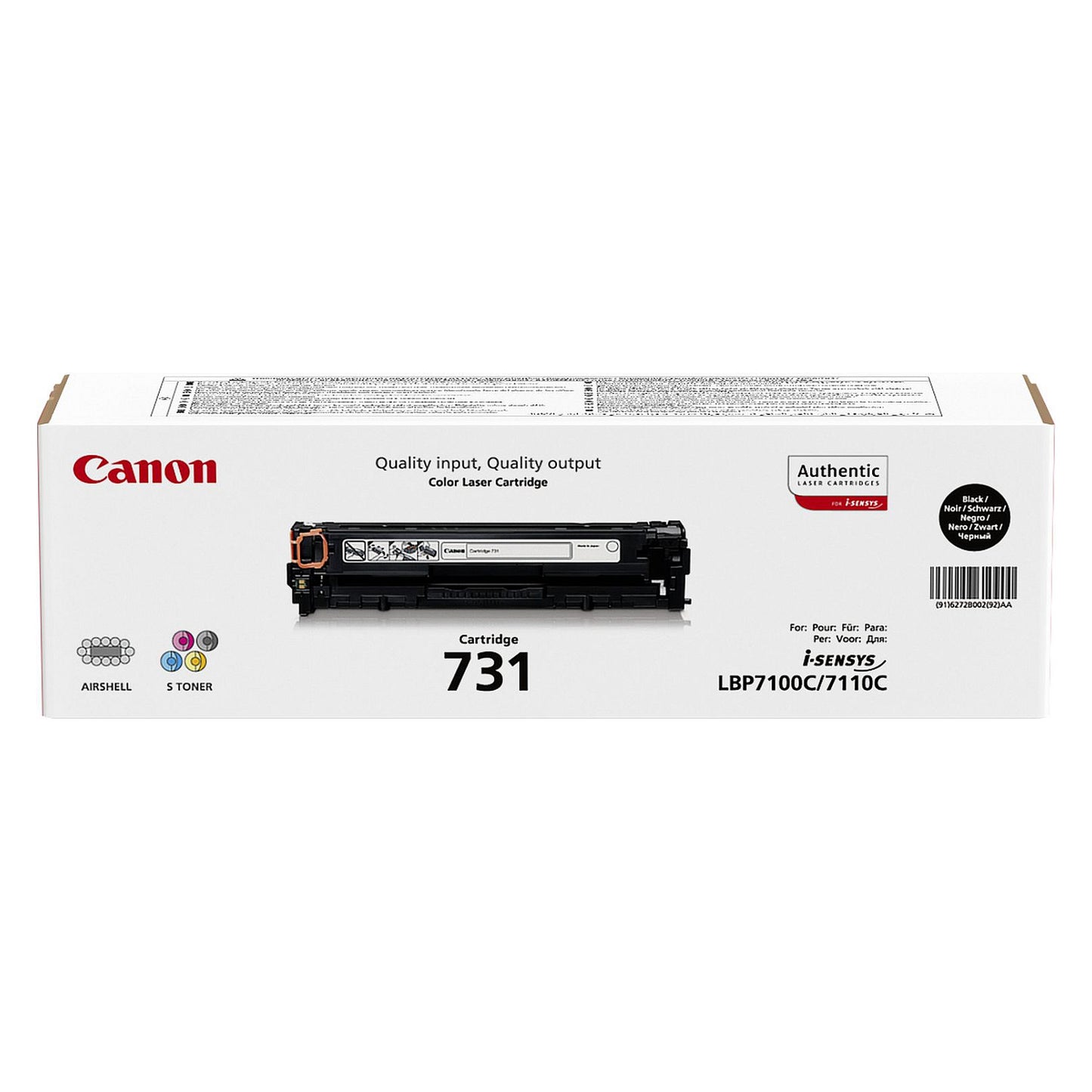 Canon 731 BK black 1400 Seiten