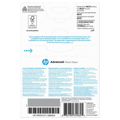 HP Q8692A 10x15cm Fotopapier