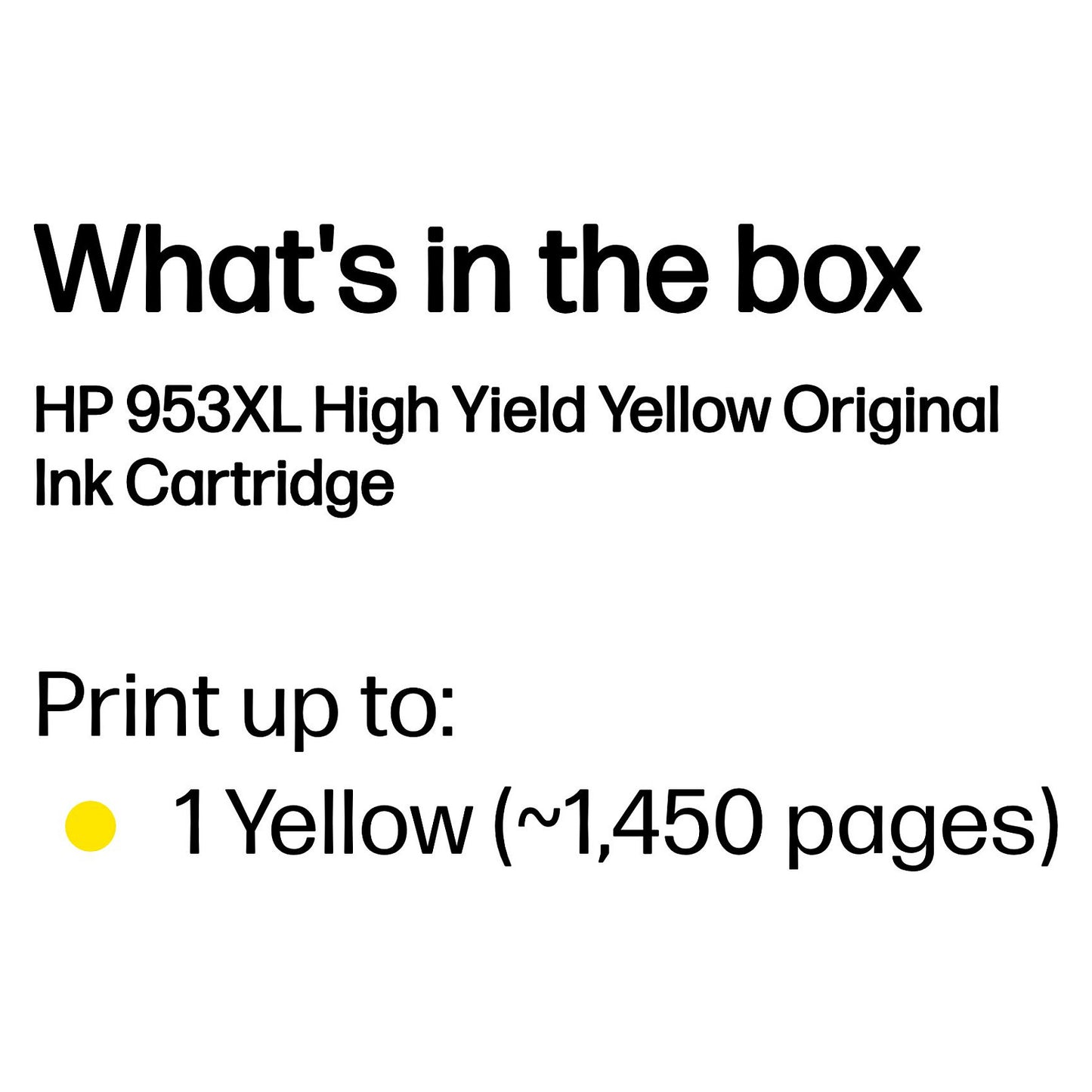 HP Tinte 953XL F6U18AE Gelb