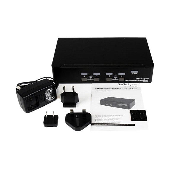 KVM 4 PORT DISPLAYPORT KVM SWITCH