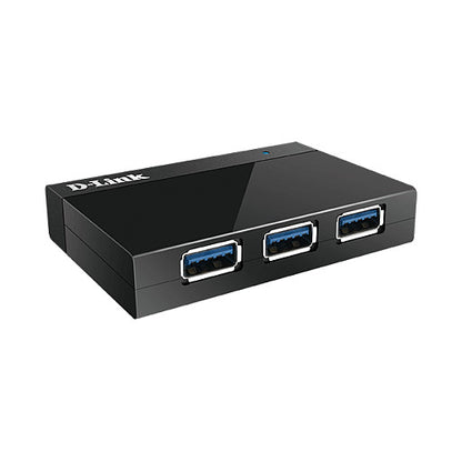 USB3.0 HUB 4Port D-Link 1340 SuperSpeed aktiv mit Netzteil Black