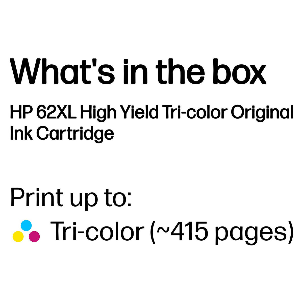 HP Tinte 62XL C2P07AE farbig