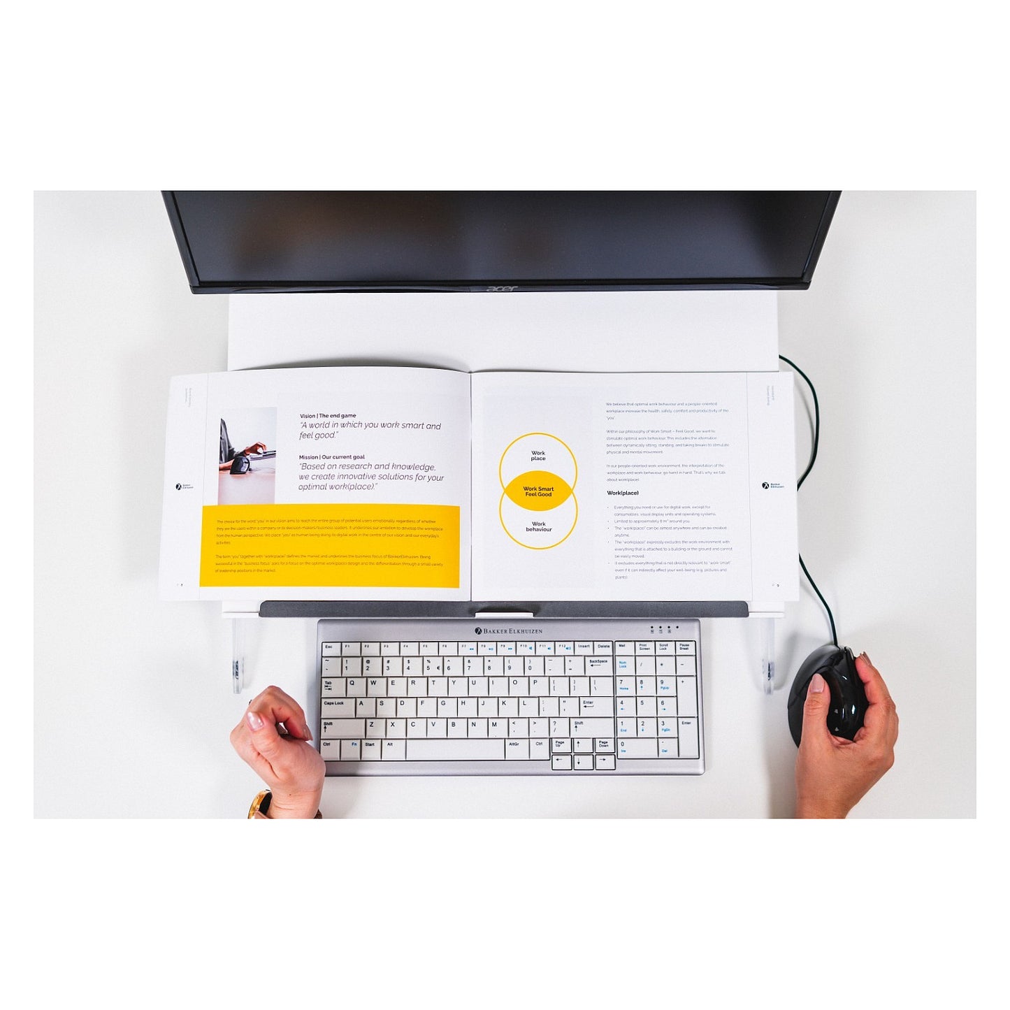 BakkerElkhuizen FlexDesk 630 New Dokumentenhalter
