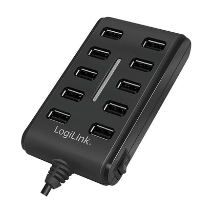 HUB 10x LogiLink 3.5A power