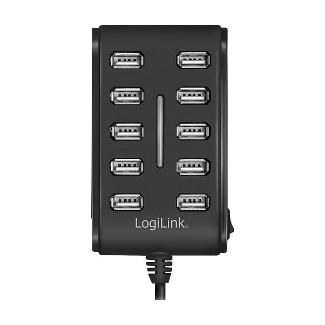 HUB 10x LogiLink 3.5A power