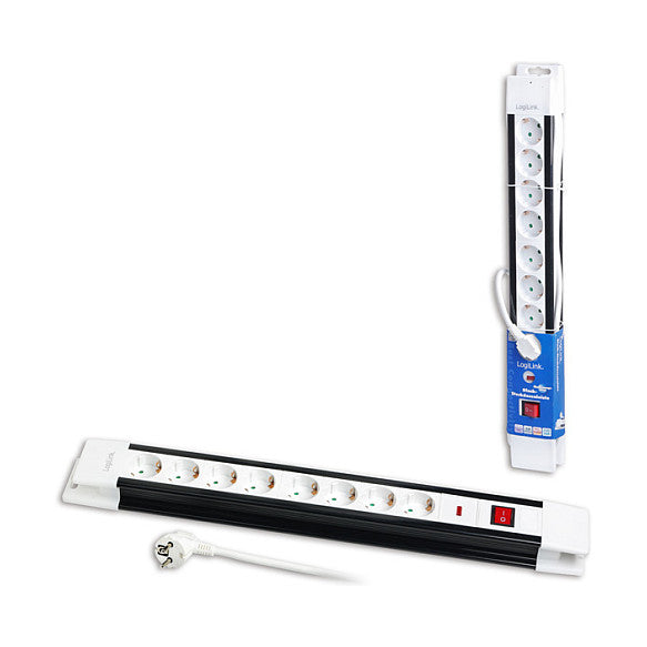 Str. 8er Steckdose 3m white | Logilink