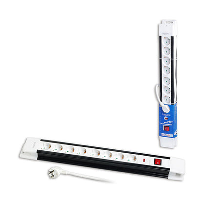 Str. 8er Steckdose 3m white | Logilink