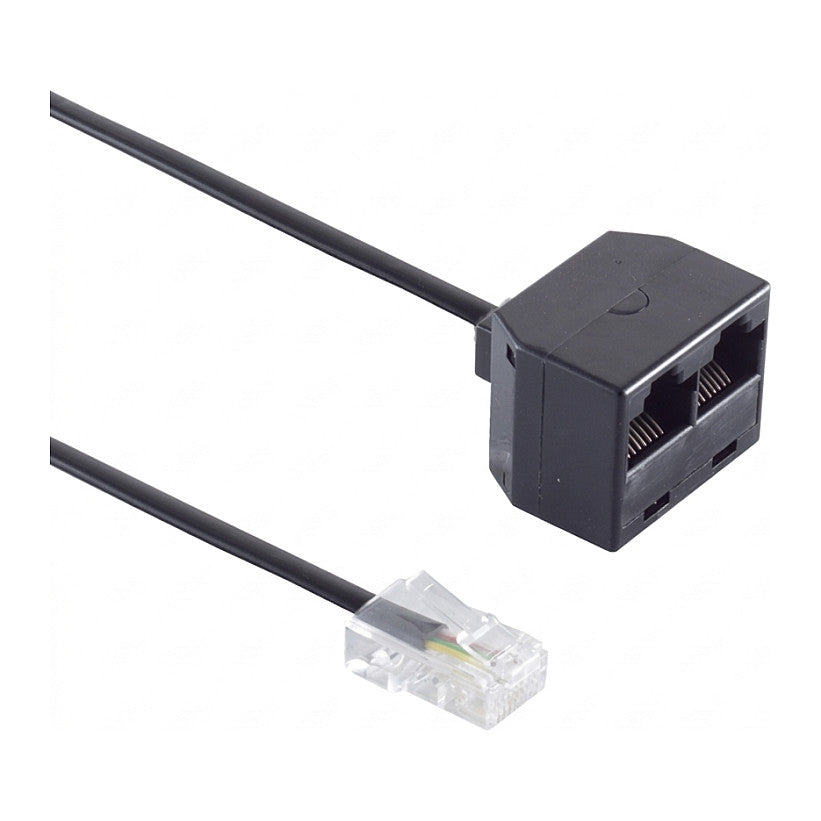 TAE Verlängerung RJ11 -RJ11 6/4 BU/St 6m