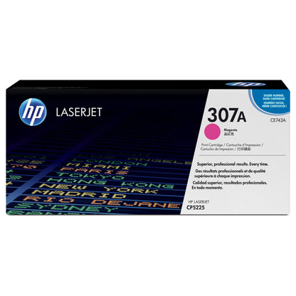 HP original Colour LaserJet CE743A Toner cartridge magenta standard capacity 7.300 pages 1-pack