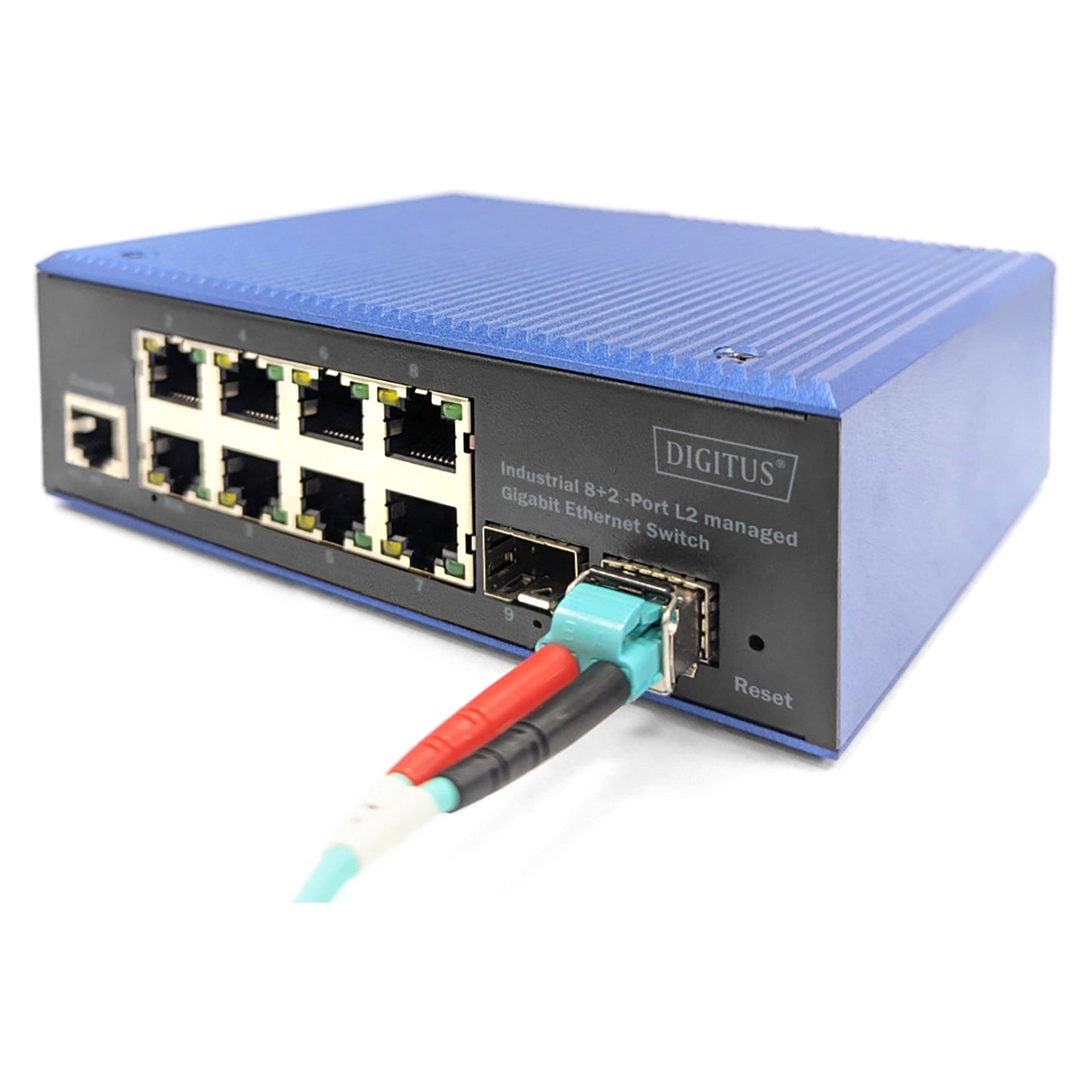 Digitus 8+2P Industrial Gigabit Ethernet Switch L2 managed