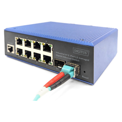 Digitus 8+2P Industrial Gigabit Ethernet Switch L2 managed