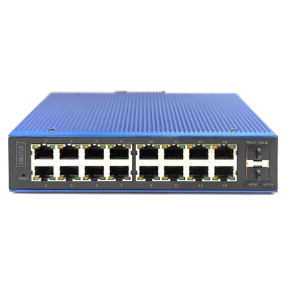 Digitus 16+2P Industrial Gigabit Ethernet Switch L2 managed