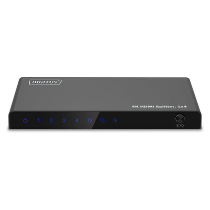 DIGITUS HDMI Splitter 1x4 4K/60Hz HDCP 2.3 EDID Control