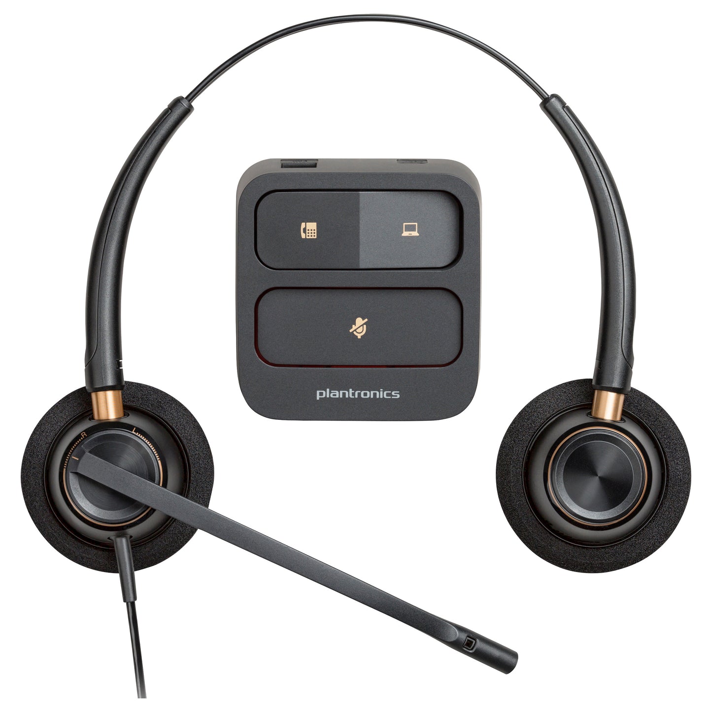 HP Poly EncorePro 520 Binaural Headset +Quick Disconnect (89434-02)