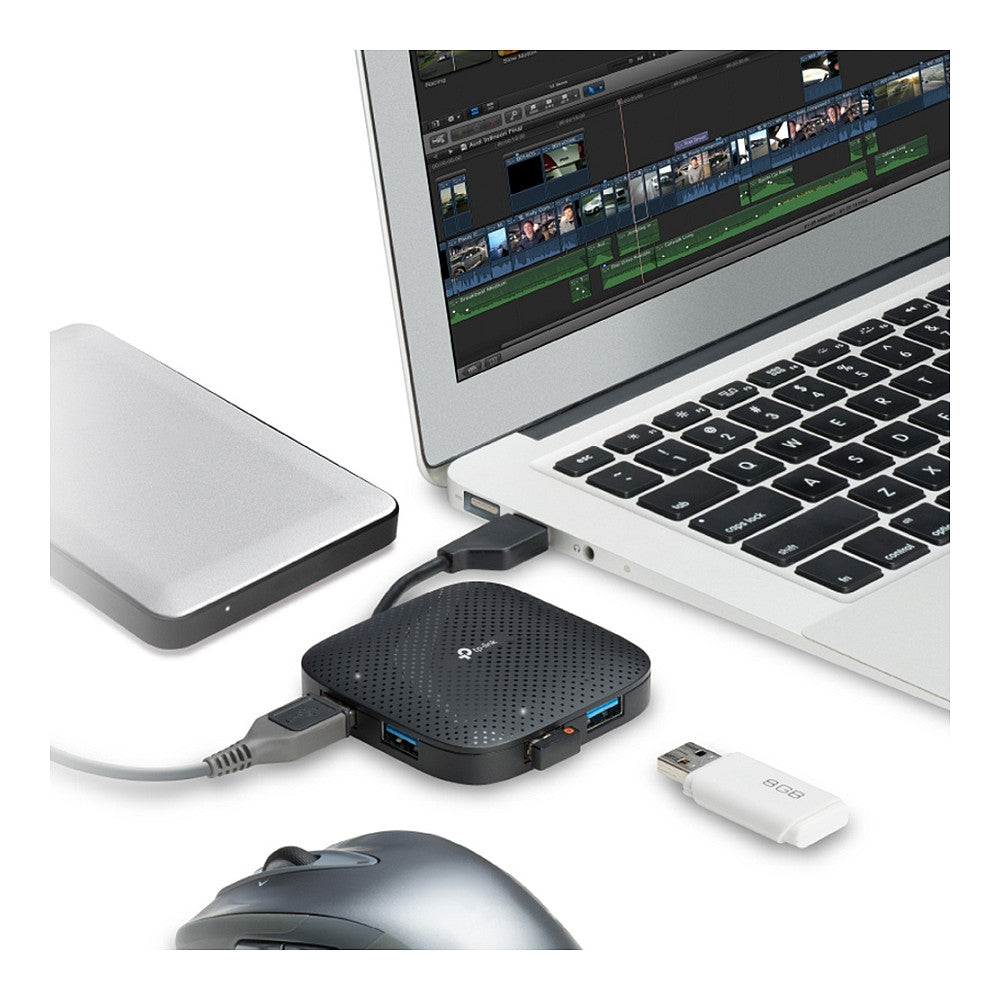 USB3.0 HUB 4Port TP-Link UH400 SuperSpeed 5Gbit/s passiv Black