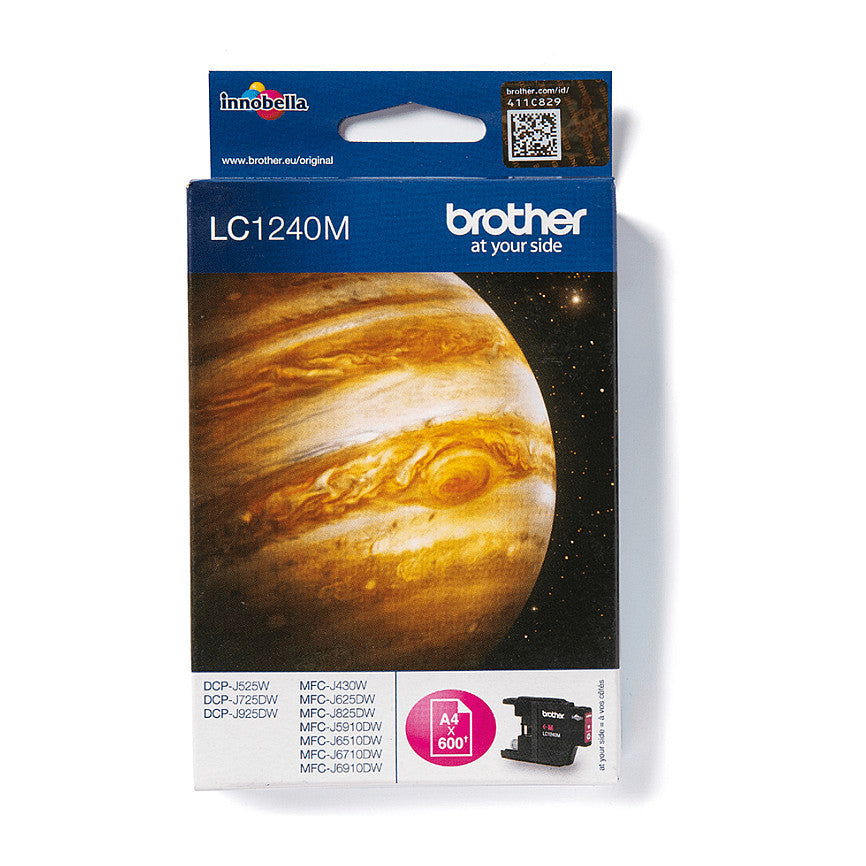 Brother Tinte LC-1240M Magenta bis zu 600 Seiten nach ISO/IEC 24711