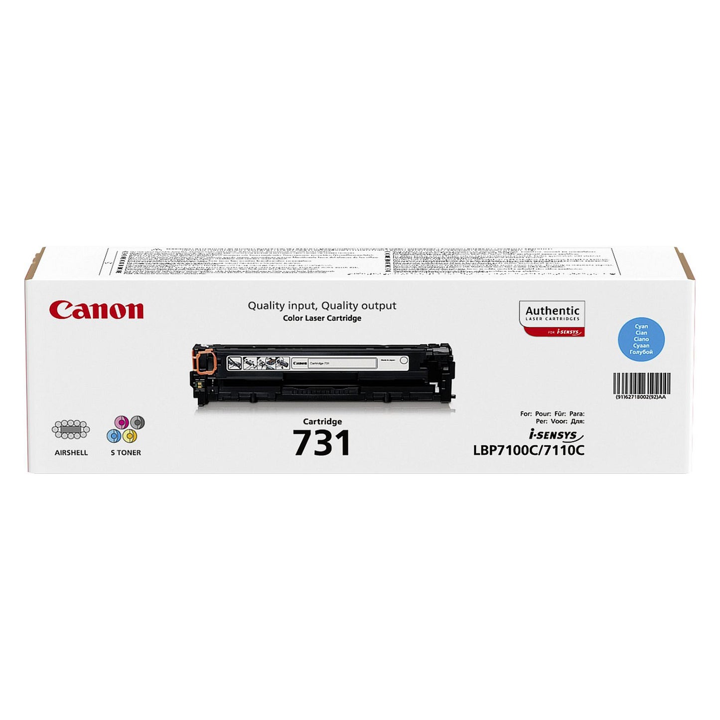 Canon Toner 731 6271B002 Cyan