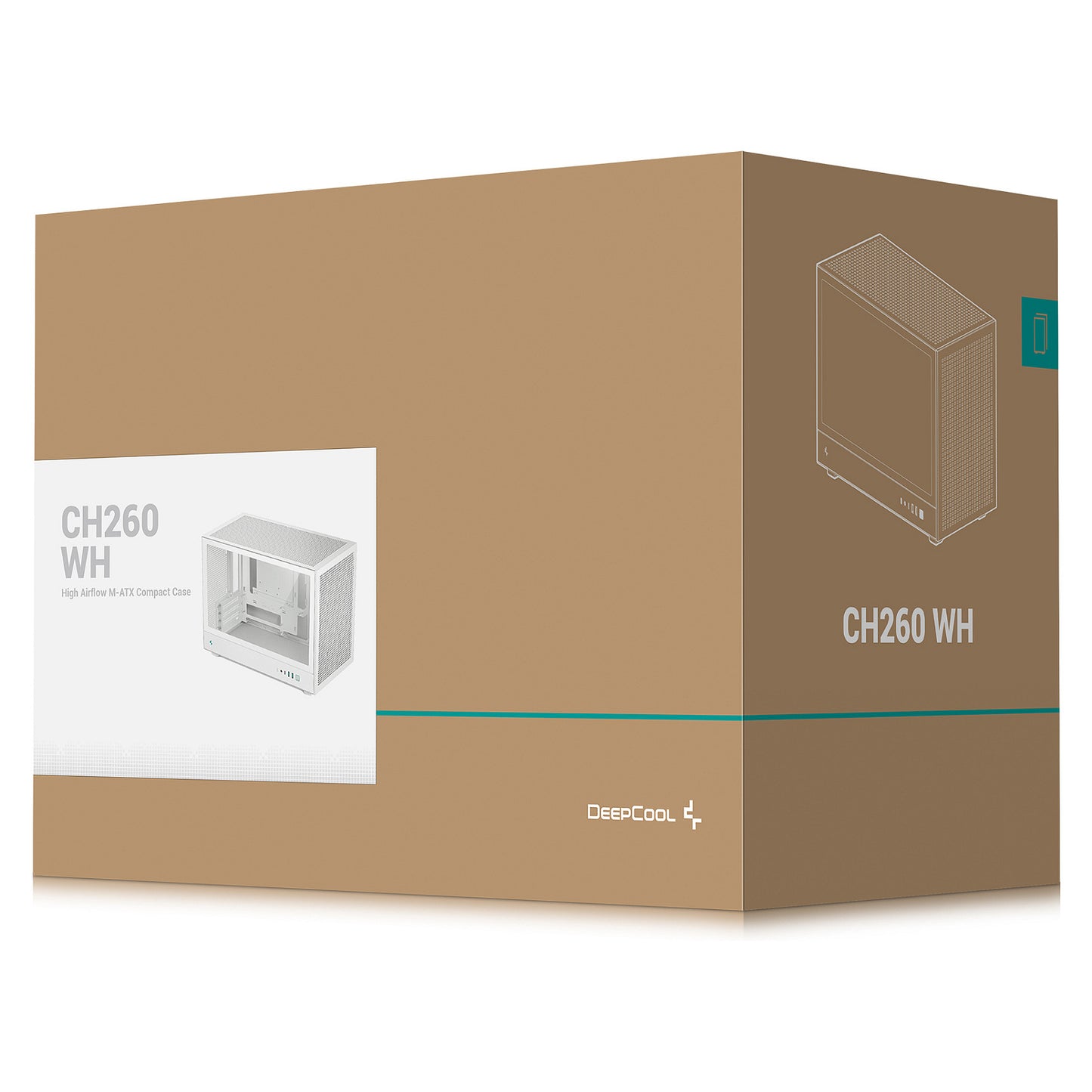 Midi DeepCool CH260 White