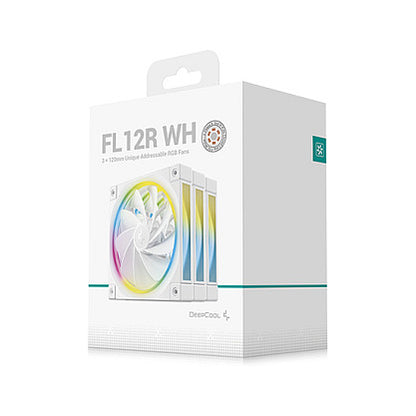 120mm DeepCool FL12R White Triple-Pack