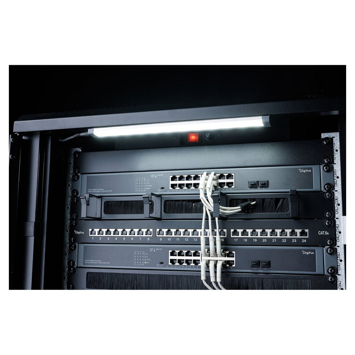 DIGITUS Schrankbeleuchtung 6500K LED 223lm magnetisch