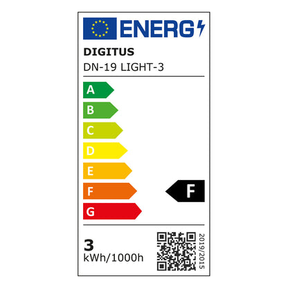 DIGITUS Schrankbeleuchtung 6500K LED 223lm magnetisch