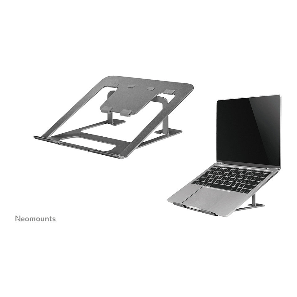 Laptop-Ständer - Grau. faltbar. 5KG NSLS085GREY Neomounts
