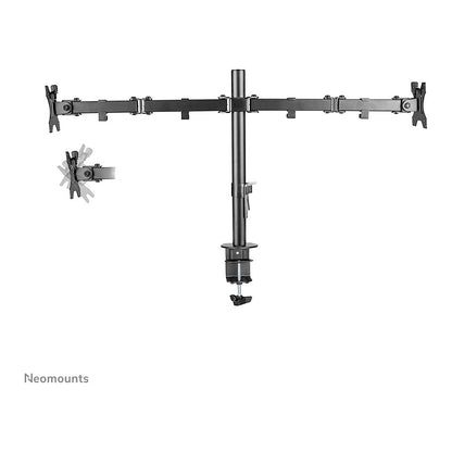 Neomounts FPMA-D550DBLACK Tischhalterung für zwei Flachbildschirme bis 32" - Schwarz