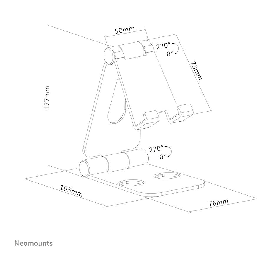 Neomounts Telefon-Ständer, faltbar, DS10-160SL1