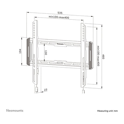 Wandhalterung für 32-65" Bildschirme 60KG WL30-550BL14 Neomounts