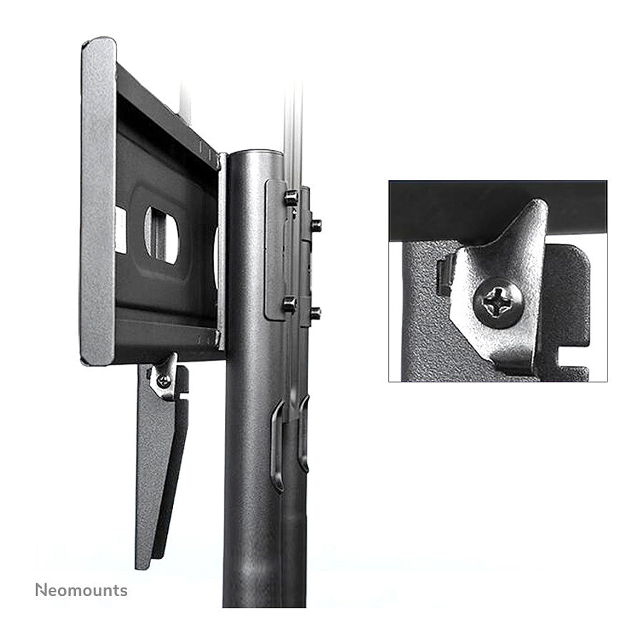 Neomounts NM-M1700BLACK mobiler Bodenständer für Flachbild-Fernseher bis 75" (191 cm).