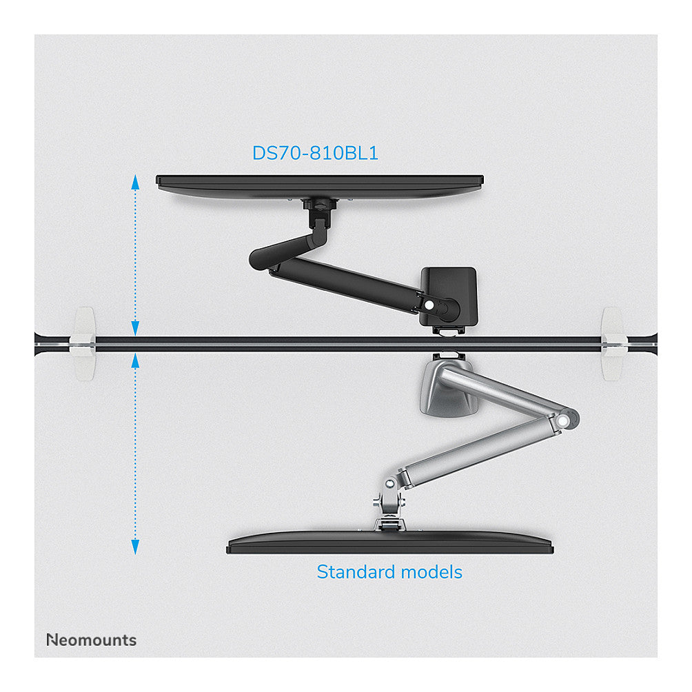 Neomounts Full-Motion-Tischhalterung für 17-32" Bildschirme 9KG DS70-810BL1