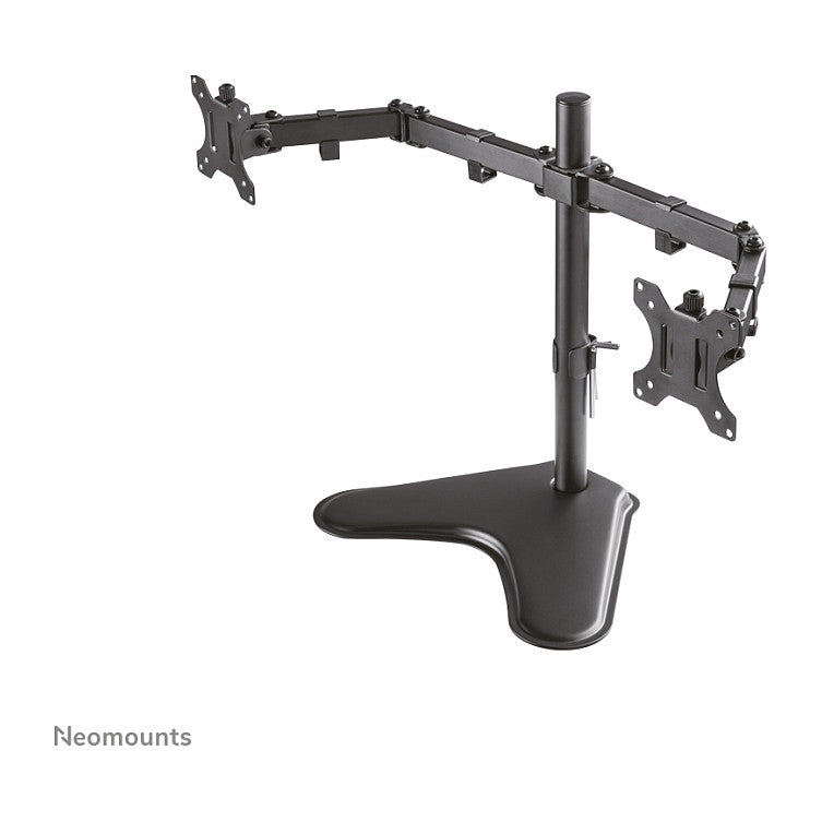 Neomounts FPMA-D550DDBLACK Tischhalterung für zwei Flachbildschirme bis 32" 8KG