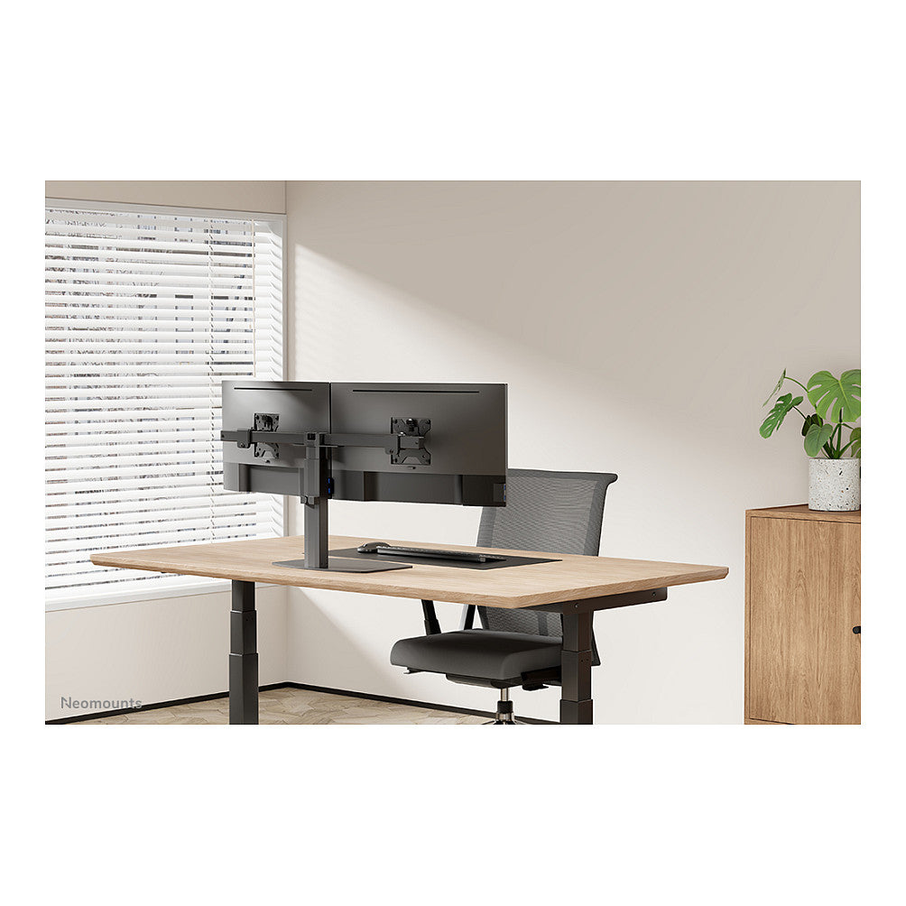 Neomounts FPMA-D865DBLACK Tischhalterung für zwei Flachbildschirme bis 27" (69 cm)