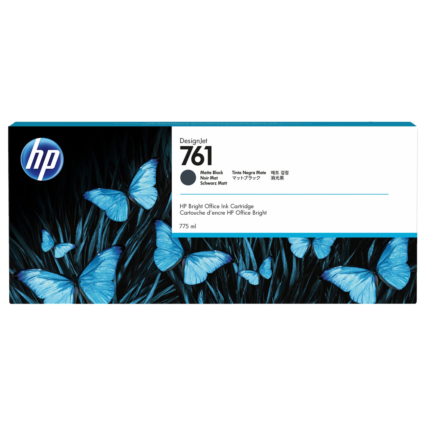 HP 761 Original Tinte matt schwarz Standardkapazitt 775ml 1er-Pack