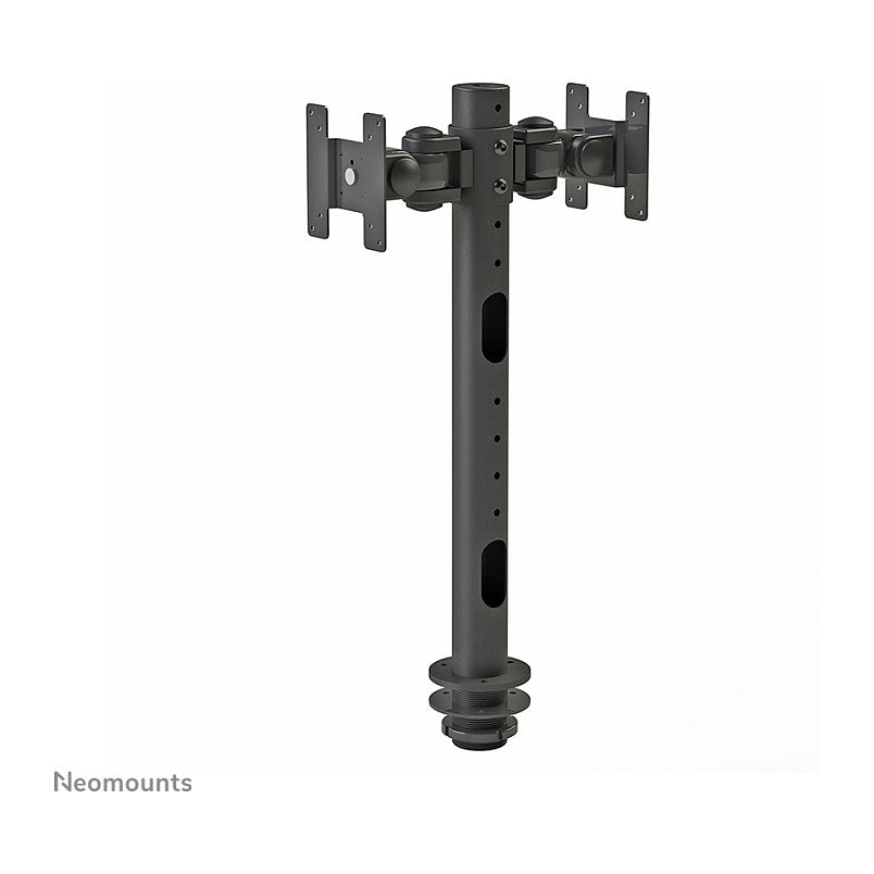 Tischhalterung für zwei Flachbildschirme bis 30" (76 cm) 10KG FPMA-D050DBLACK Neomounts