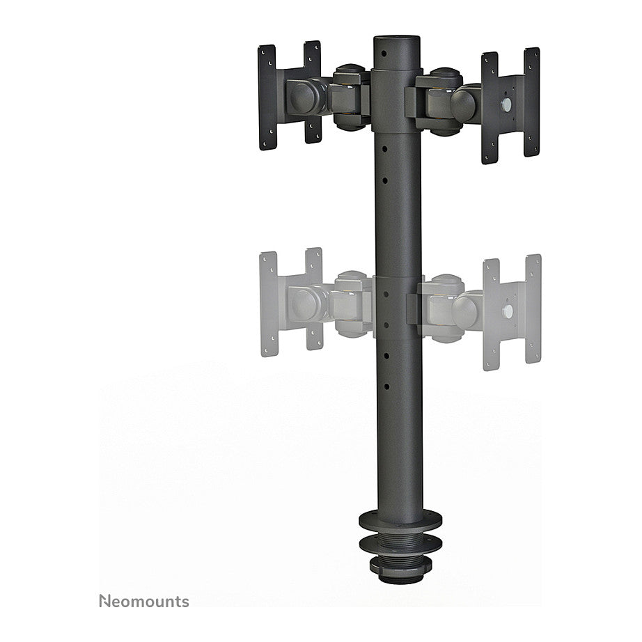 Tischhalterung für zwei Flachbildschirme bis 30" (76 cm) 10KG FPMA-D050DBLACK Neomounts