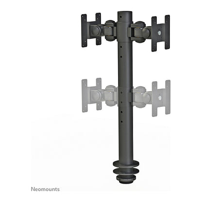 Tischhalterung für zwei Flachbildschirme bis 30" (76 cm) 10KG FPMA-D050DBLACK Neomounts