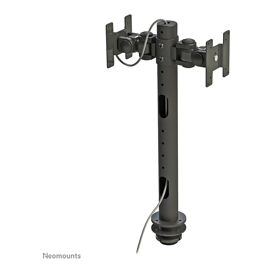 Tischhalterung für zwei Flachbildschirme bis 30" (76 cm) 10KG FPMA-D050DBLACK Neomounts