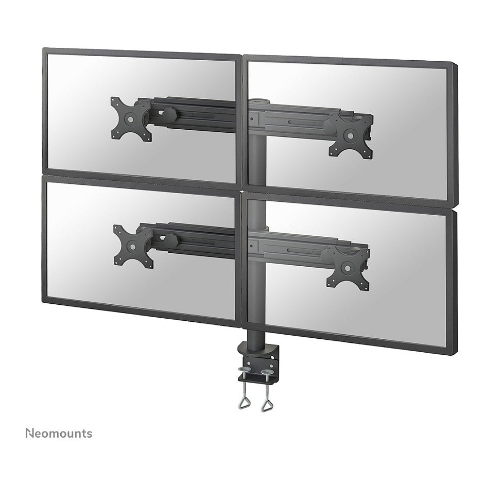 Tischhalterung für vier Flachbildschirme bis 30" (76 cm) 8KG FPMA-D700D4 Neomounts