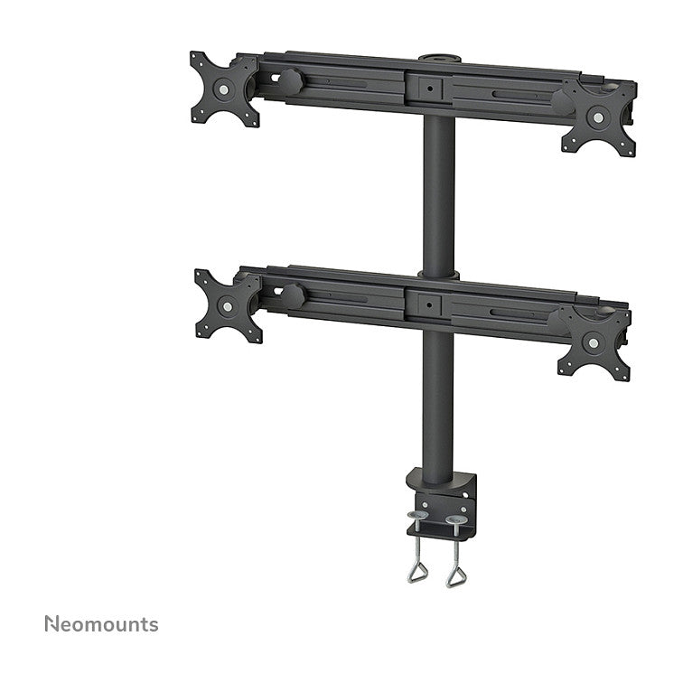 Tischhalterung für vier Flachbildschirme bis 30" (76 cm) 8KG FPMA-D700D4 Neomounts