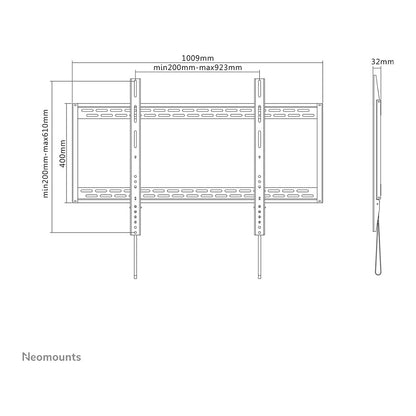 Neomounts LFD-W1000 Wandhalterung für Flachbild-Fernseher bis 100" (254 cm)