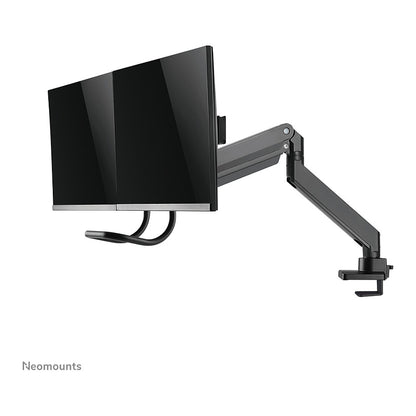 Neomounts Tischhalterung mit Tischhalterungsgriff für zwei Flachbildschirme bis 32" (81 cm) 8KG NM-D775DXBLACK Neomounts